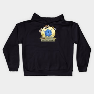 Too Cute To Crit Kids Hoodie